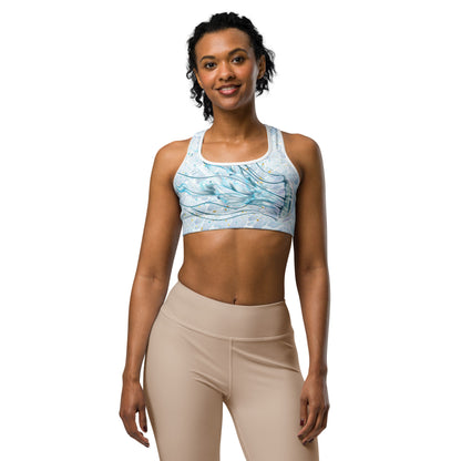 Jellyfish Mist: Swim & Sports Hybrid Bra Top