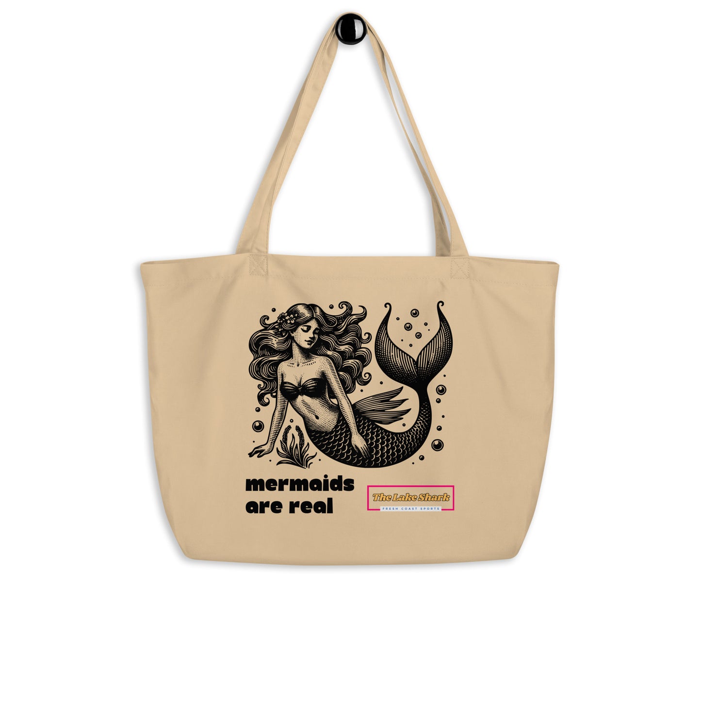 Mermaids are Real -Organic Tote Bag