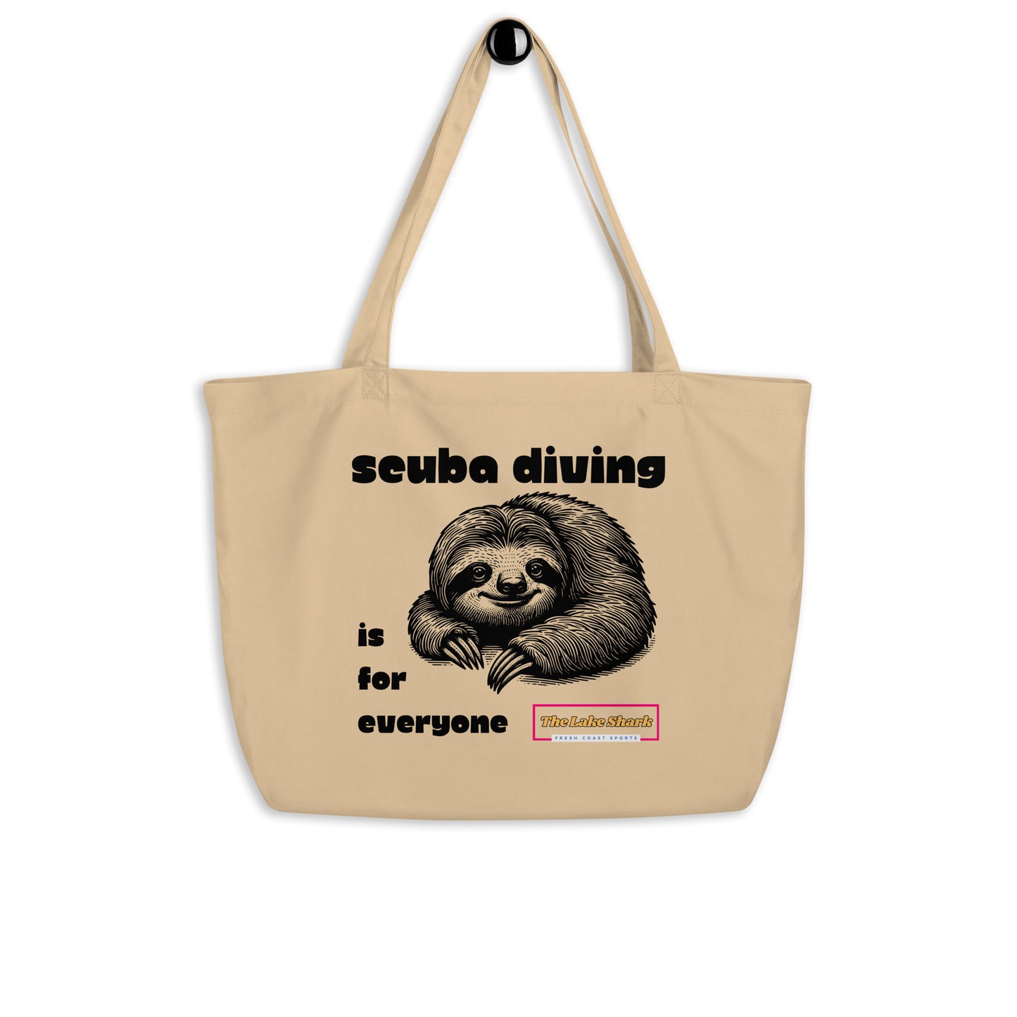 Scuba Diving is for Everyone Sloth -Organic Tote Bag